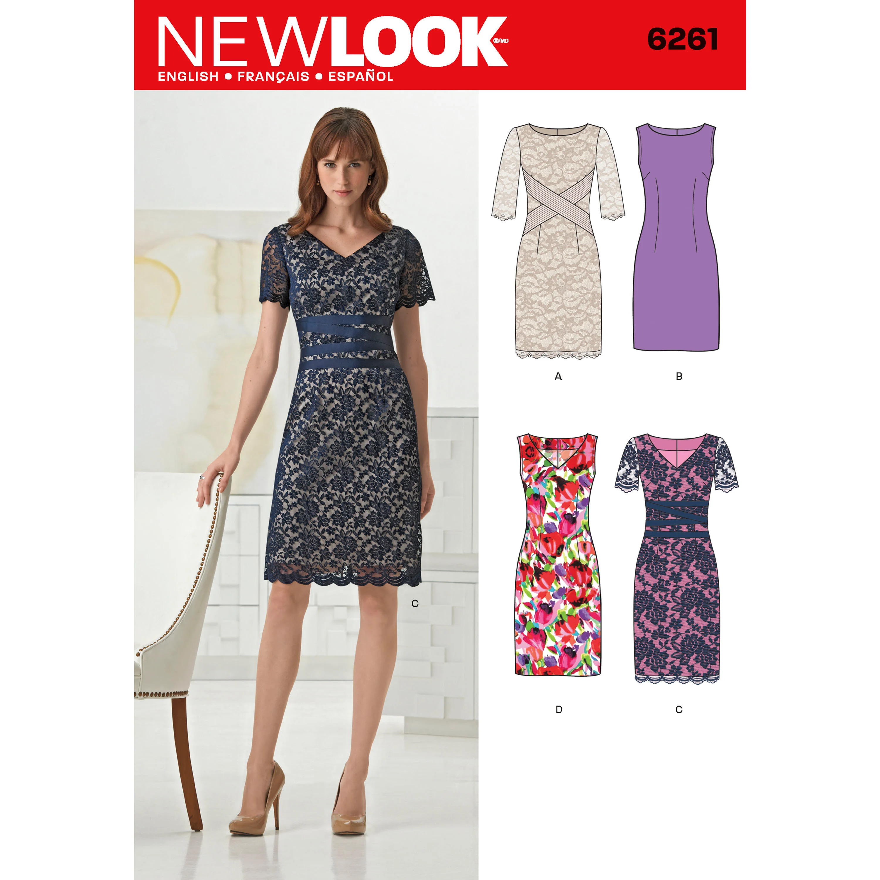 New Look Sewing Pattern N6741 - Misses' Two-Piece Dresses – My Sewing Box