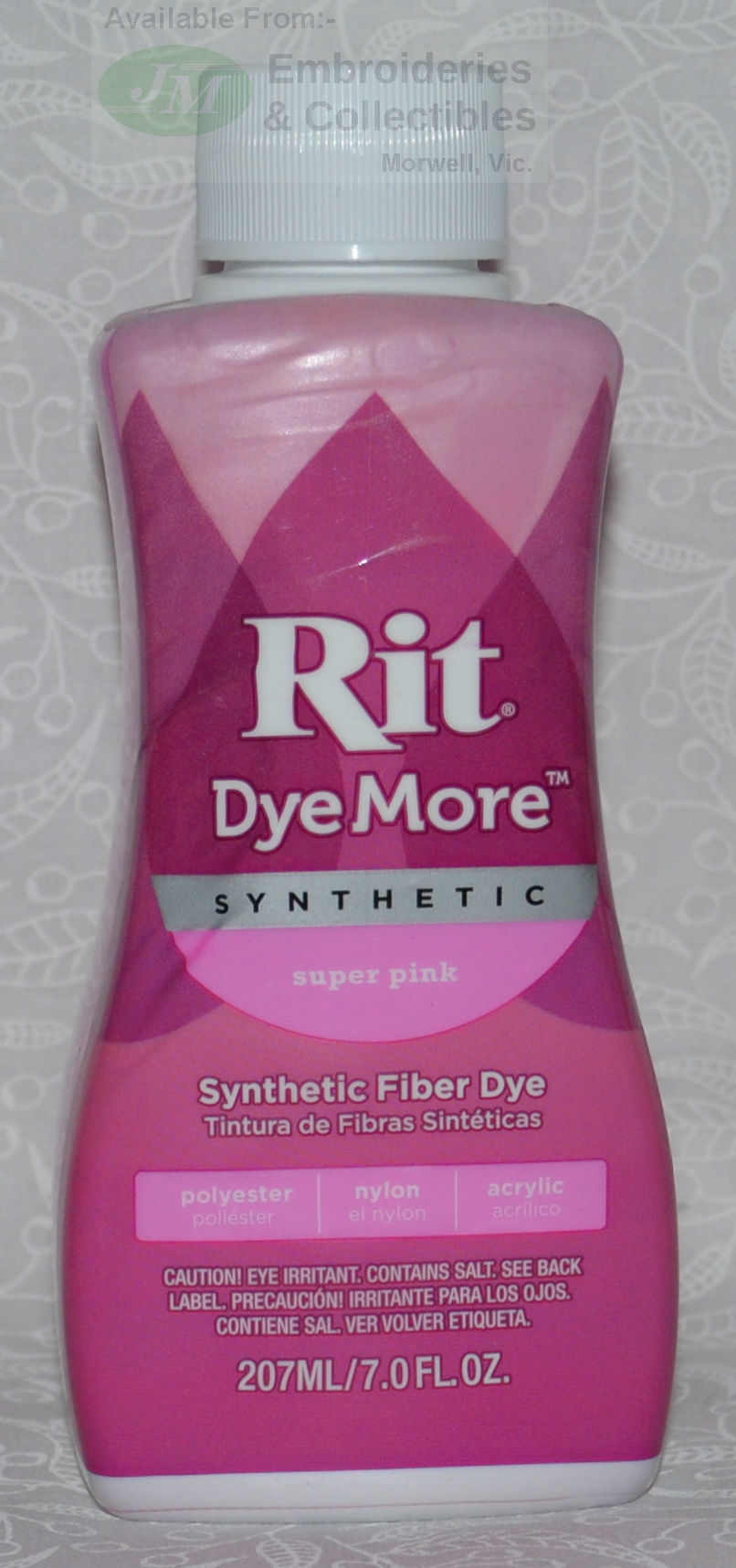 RIT DyeMore Synthetic SUPER PINK 207ml Liquid Synthetic Fabric Dye