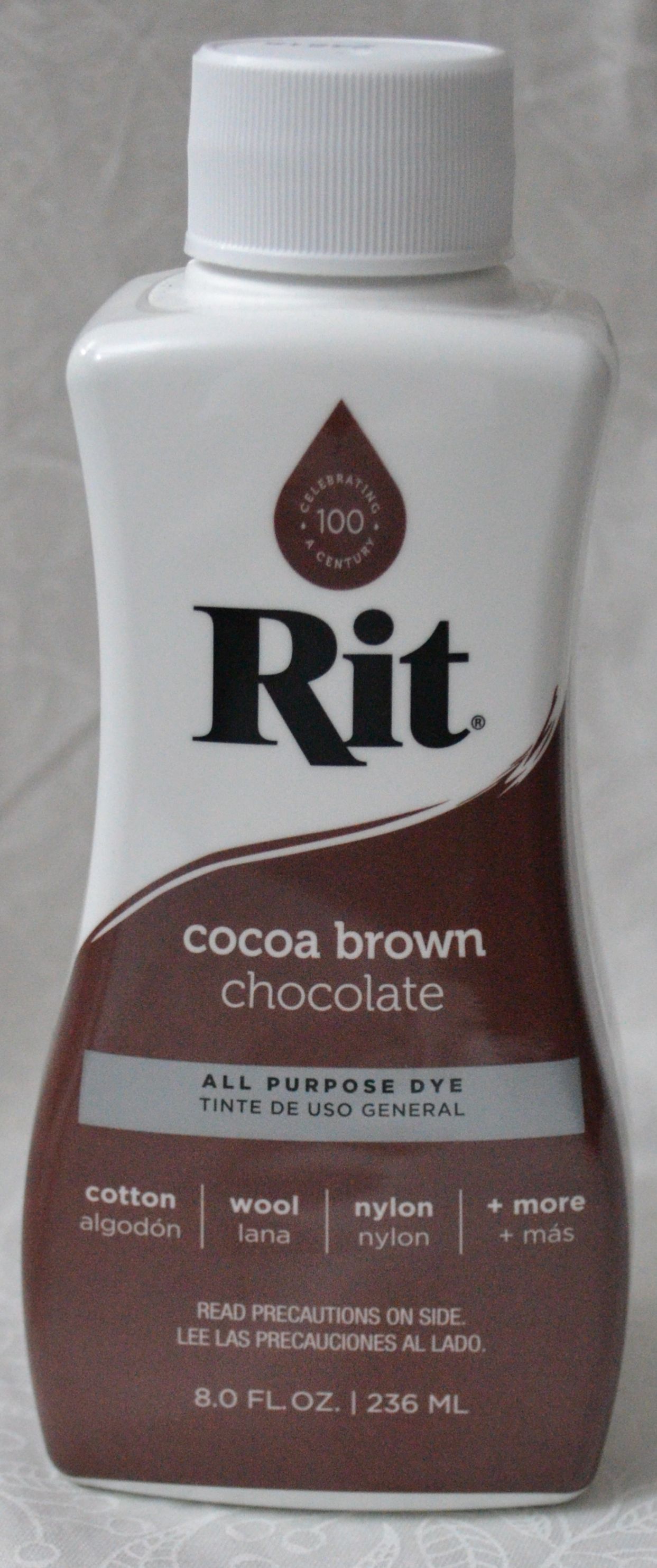 Rit Dye Liquid Cocoa Brown 236ml 236ML