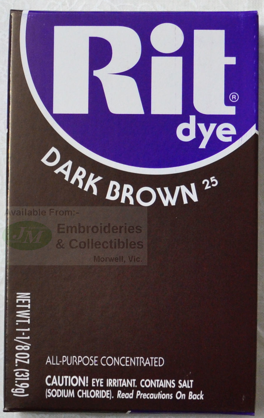 Rit 8 oz Dark Brown For Fabric Dye (3 Pack)