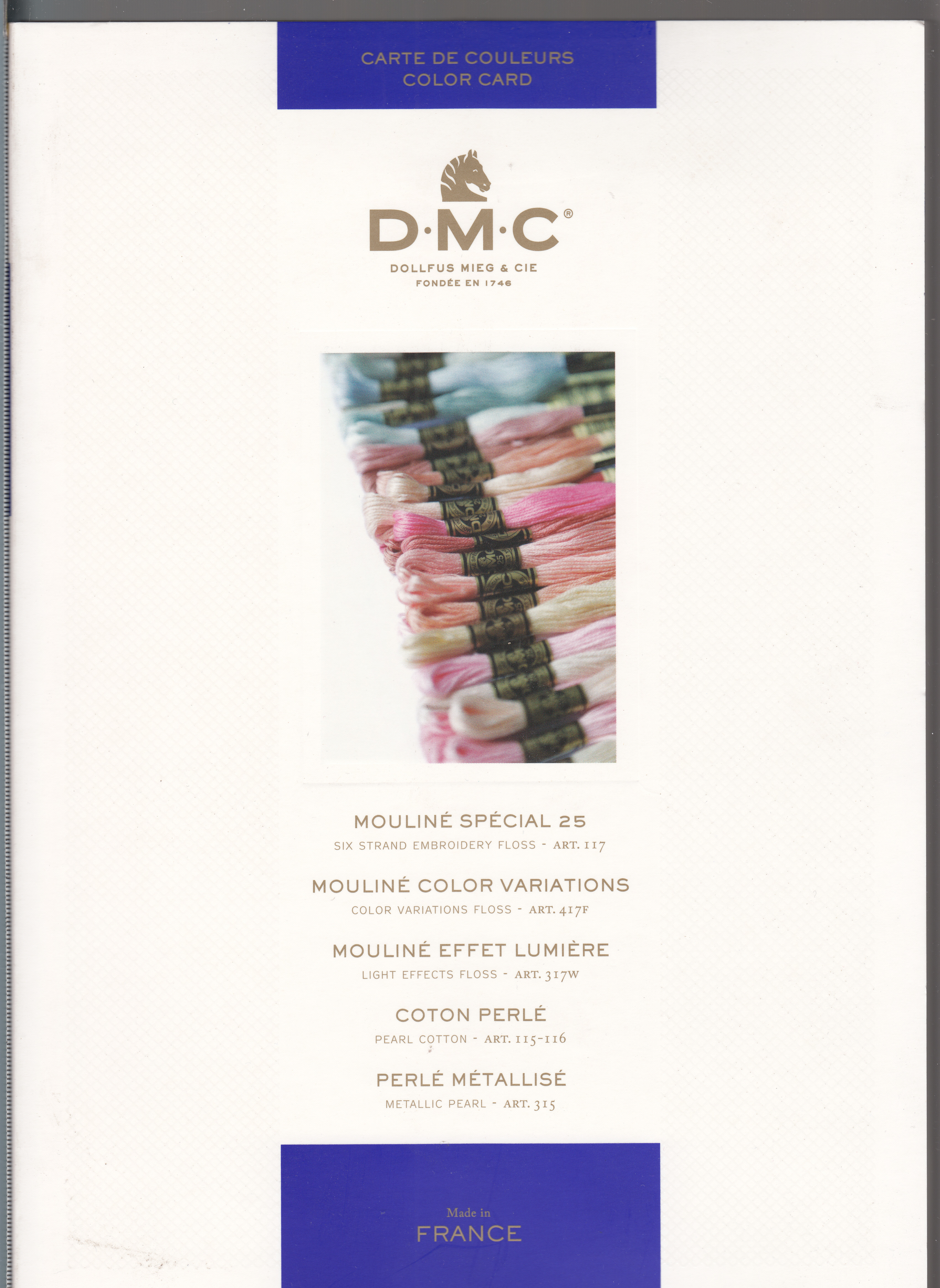 Dmc Rayon Floss Color Chart