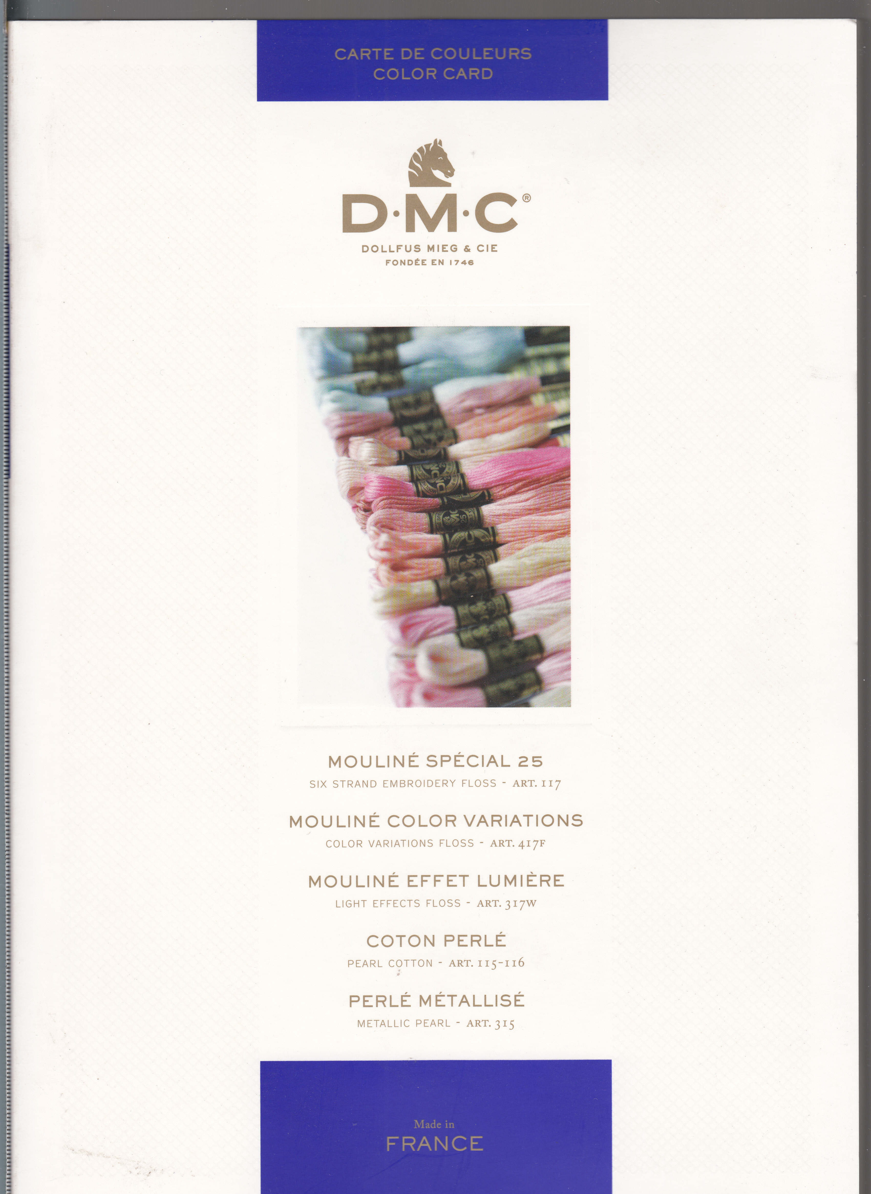 Dmc Metallic Thread Colour Chart