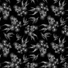 Great Southern Land Blooming Gumnuts Black, 112cm Wide 100% Cotton Fabric 1008-3