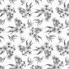 Great Southern Land Blooming Gumnuts white, 112cm Wide 100% Cotton Fabric 1008-4