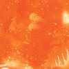Fossil Fern Orange Juice, 112cm Wide Cotton Quilting Fabric 528-68
