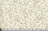 Cotton Fabric Style 8098 Colour 3107 Metallic Gold Butterflies Cream