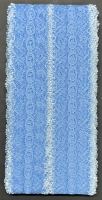 Semco SAXE BLUE Feather Edge Eyelet Lace, 37mm x 15m