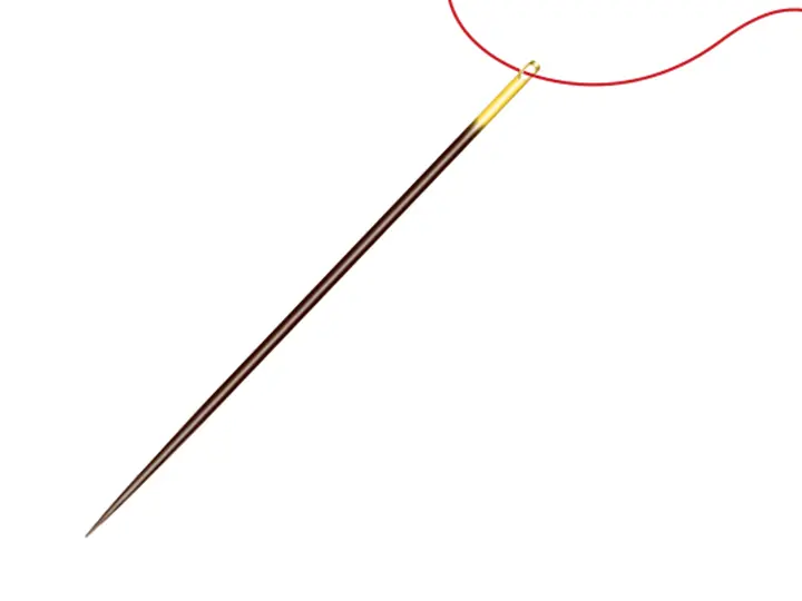 Clover Black Gold Needles Special black plating deters rust