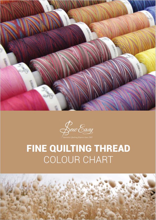 Sew Easy Fine Quilting Thread Colour Chart