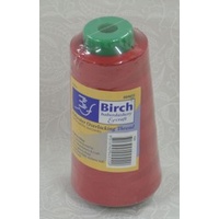 Birch Overlocker / Serger Thread 2500m Cone For Overlocking, Colour RED - 164