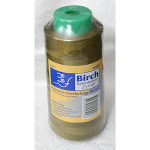 Birch Overlocker Serger Thread, KHAKI, 2500m For Overlocking, KHAKI #279