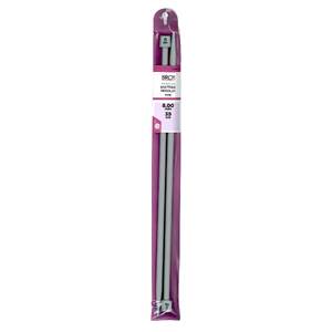 Birch 8.00mm x 35cm Knitting Needle, 1 Pair per Pack, aka Knitting Pins