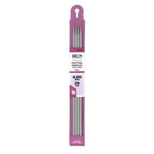 Metal Double-Ended Knitting Needles 20cm x 4.00mm