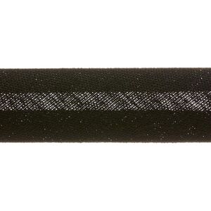 Birch BLACK Polycotton Bias Binding 25mm x 30m roll (008047)