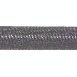 Birch DARK GREY Polycotton Bias Binding 25mm x 30m roll (008047)