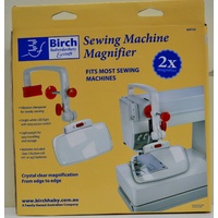 Birch Sewing Machine 2X Magnifier, Fits Narrow Bodied Machines - MAX 130mm