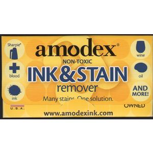 Amodex Ink &amp; Stain Remover Single Trial Sachet Packed in Travel Packet