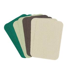 Birch Small Iron On Menders 100% Cotton 5.08cm x 7.62cm Pack of 8