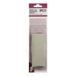 Birch SAND Iron-On Mending Patch Fabric 90mm x 255mm