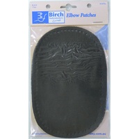 Protector Elbow Patch, Black, 1 Pair, Punched Holes Ready To Sew onto Garment