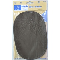 Protector Elbow Patch, BROWN, 1 Pair, Punched Holes Ready To Sew onto Garment