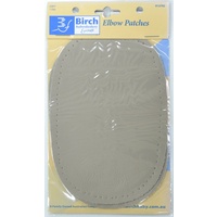Protector Elbow Patch, GREY, 1 Pair, Punched Holes Ready To Sew 155mm x 105mm