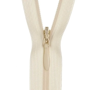 Birch Invisible Zip 30cm, CREAM