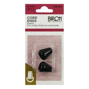 Birch Black Cord Puller Pack of 2, Cone Type