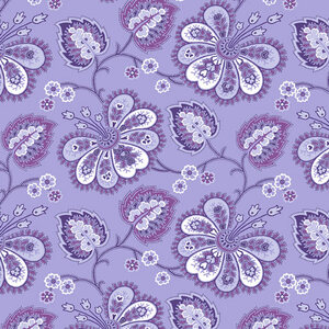 Lavender Fields, Violette Allover Light Purple, Cotton Fabric 110cm Wide (0183-3064)