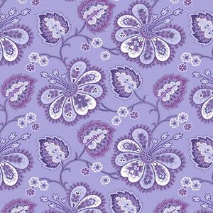 Lavender Fields, Violette Allover Light Purple, Cotton Fabric 110cm Wide (0183-3064)