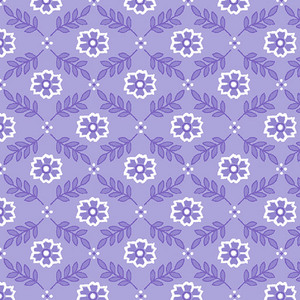 Lavender Fields, Angelique Foulard Light Purple, Cotton Fabric 110cm Wide (0183-3564)