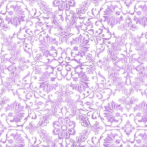 Lavender Fields, Veronica Damask Light Pink, Cotton Fabric 110cm Wide (0183-3621)