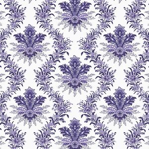 Lavender Fields, Trellis Purple/White, Cotton Fabric 110cm Wide (0183-3863)