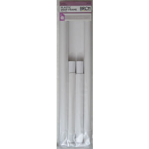 Birch Plastic Snap Frame, 43.1cm x 27.9cm, Ideal for Embroidery, Quilting, Needlework