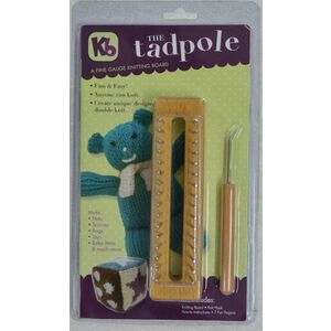 The Tadpole Loom Fine Gauge Knitting, Includes Hook and Projects
