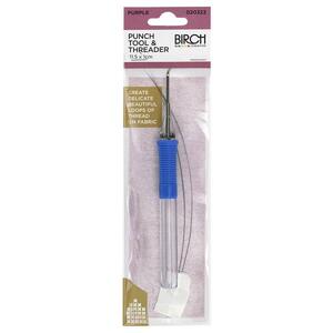 Birch Fine Thread Punch Tool &amp; Threader, 11.5cm