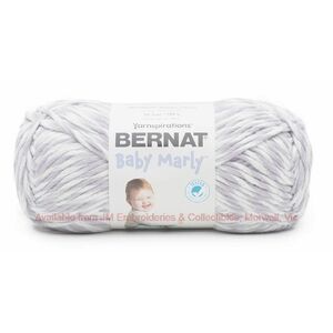 Bernat Baby Marly, SNOW VIOLETS, 300g Bulky, Ultra Soft Flannel Yarn
