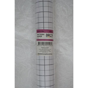 Birch Grid Pattern Paper, 80cm x 10m Roll, Pattern Tracing Paper