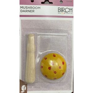 Birch Darning Mushroom - For Darning Socks etc