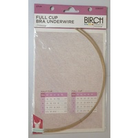 Birch Bra Underwire, HALF CUP 20.5cm, 1 Pair, Under wire, bra Replacement,  bra making