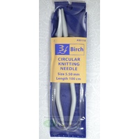 Birch Circular Knitting Needle, 100cm x 5.50mm #031110