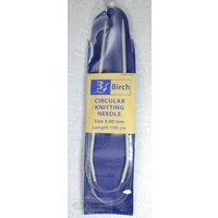 Birch Circular Knitting Needle, 100cm x 3.00mm, Circular Knitting Pins # 031112