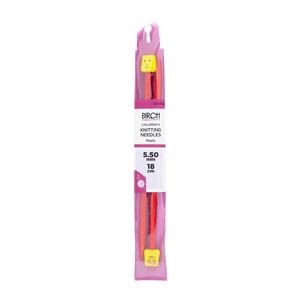Birch 18cm x 5.50mm Childrens Knitting Needles