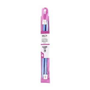 Birch 18cm x 6.00mm Childrens Knitting Needles