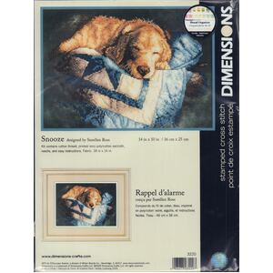 SNOOZE Stamped Cross Stitch Kit 36 x 25cm #03220