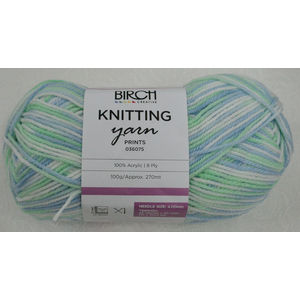 Birch Creative 100% Acrylic Knitting Yarn, 8 Ply 100g Ball (Approx. 270m), BABY FRESH