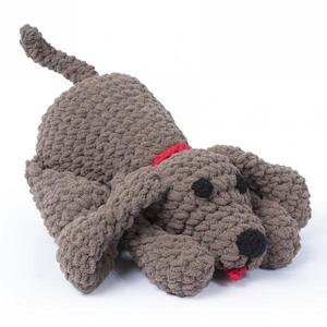 Knitty Critters Crochet Kit DYLAN DOG Includes Hooks, Yarn, Stuffing etc