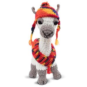 Knitty Critters Crochet Kit LULU LLAMA Includes Hooks, Yarn, Stuffing etc