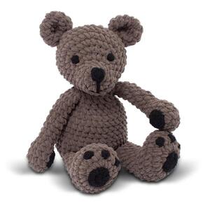 Knitty Critters Crochet Kit TUMBLE TED Includes Hooks, Yarn, Stuffing etc