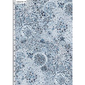 Tana Lawn ADELAJDA (D) Blue 100% Cotton 136cm Wide per 50cm